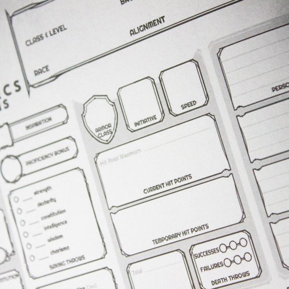 Blue Phoenix TTRPG Character Sheet Book - Picture 4 of 6